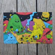 Load image into Gallery viewer, The Hills Have Joints 5.5x8" XL Postcard