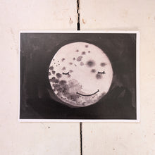 Load image into Gallery viewer, Camping illustration postcard with cool Rush stamp