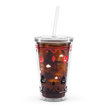 Load image into Gallery viewer, Clear plastic tumbler