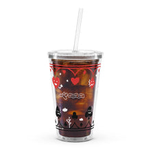Load image into Gallery viewer, Clear plastic tumbler