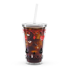 Load image into Gallery viewer, 'Mustard Glass' Clear plastic tumbler