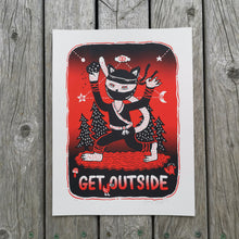 Load image into Gallery viewer, Get Outside 9x12"