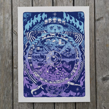 Load image into Gallery viewer, The Wheel of Deluded Capitalist Existence 12x16"