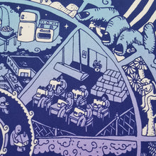 Load image into Gallery viewer, The Wheel of Deluded Capitalist Existence 12x16"