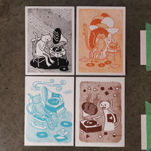 Load image into Gallery viewer, Record Kitty 5x7" Print Pack