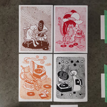 Load image into Gallery viewer, Record Kitty 5x7" Print Pack
