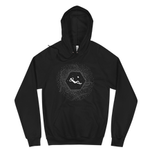 Load image into Gallery viewer, Kicking Back in the Universe Fleece Hoodie