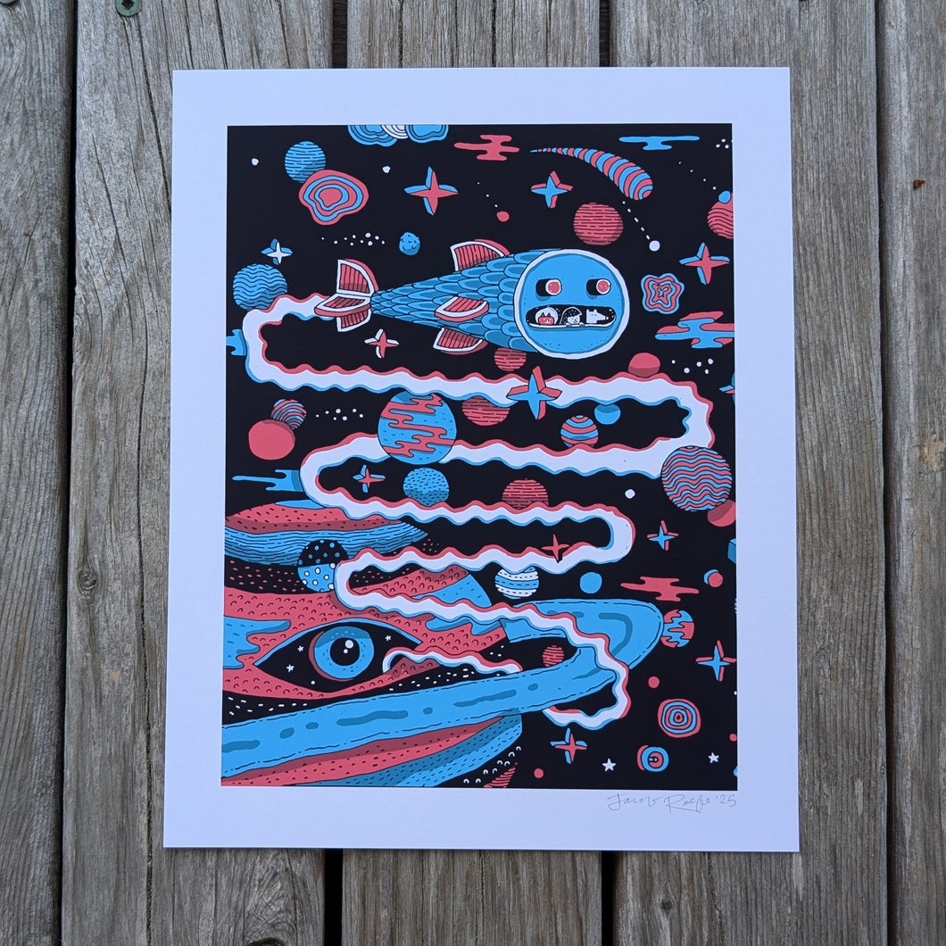 Leaving Saturn - 8x10