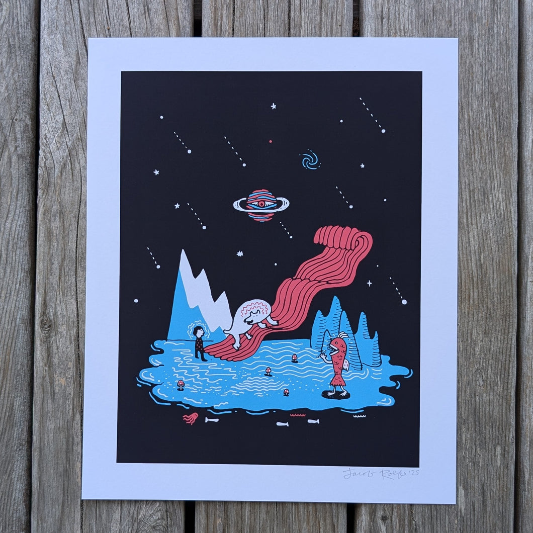 Boarding the Northern Lights - 8x10