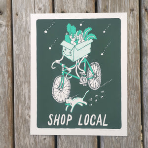 Shop Local 8x10" Screenprint