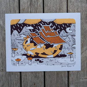 Kitty Temple #1 - 8.5x11" Reproduction
