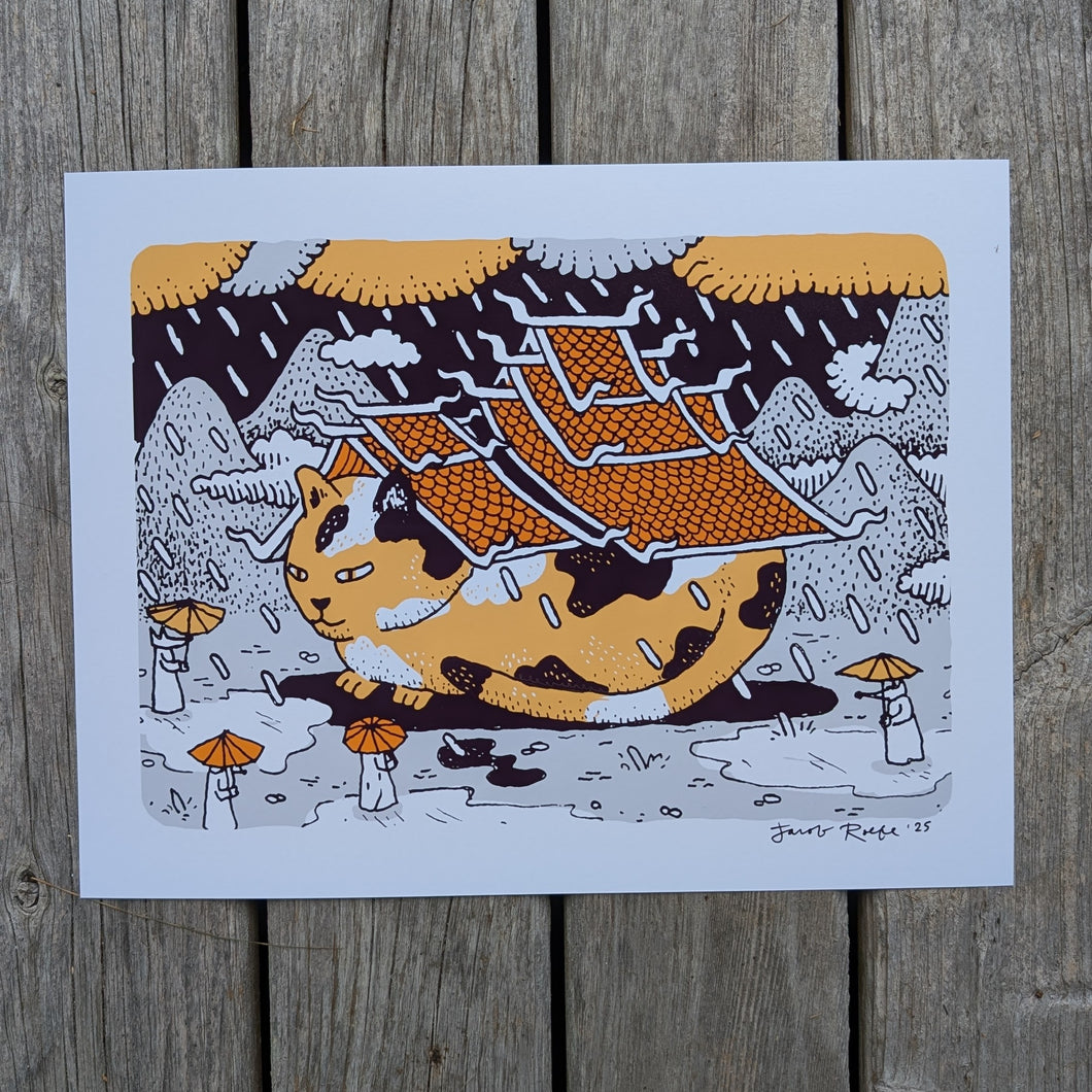 Kitty Temple #1 - 8.5x11