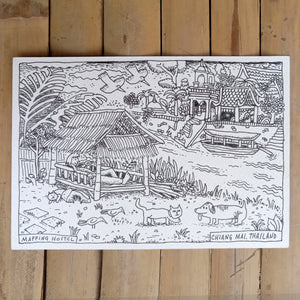 Mapping Hostel - Original Drawing