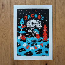 Load image into Gallery viewer, Mephisto Genetics Jacob's Remedy A4 Screenprint
