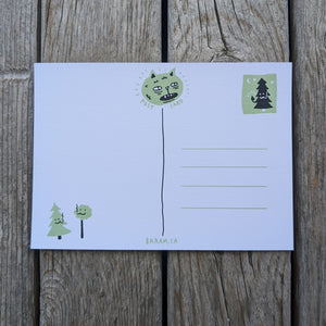 Make Like a Tree 5x7" Postcard