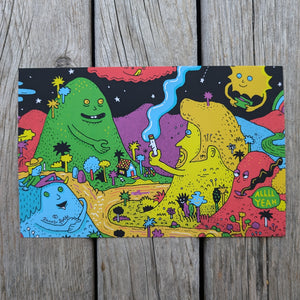The Hills Have Joints 5.5x8" XL Postcard