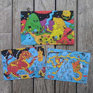 The Hills Have Joints 5.5x8" XL Postcard
