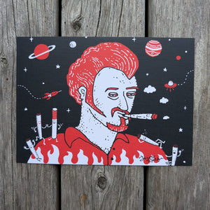 Spaceman Spliff 5x7" Postcard