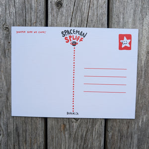 Spaceman Spliff 5x7" Postcard