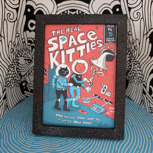 Space Kitties 5x7" Postcard