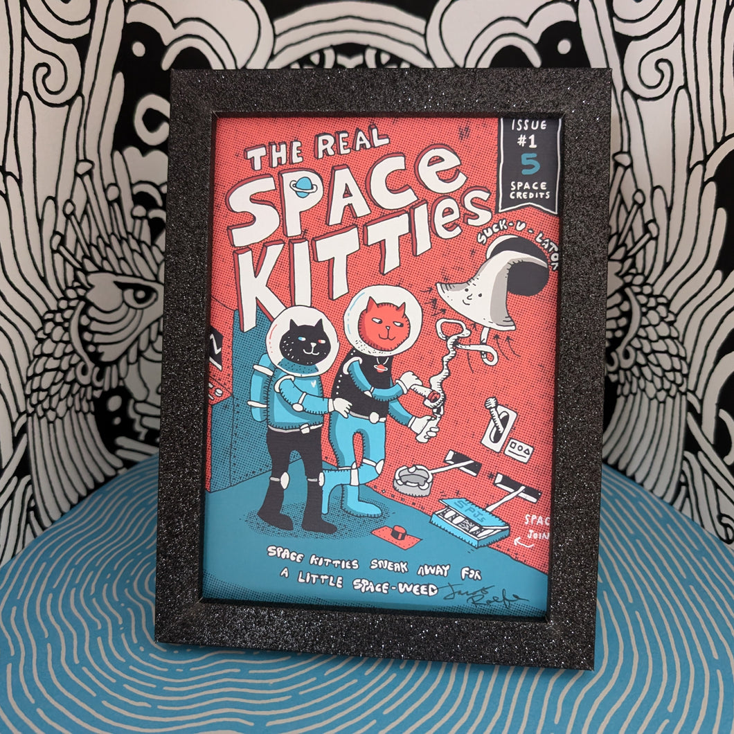 Space Kitties 5x7