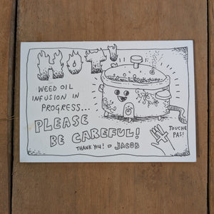 Hot! Infusion in Progress - Original Drawing