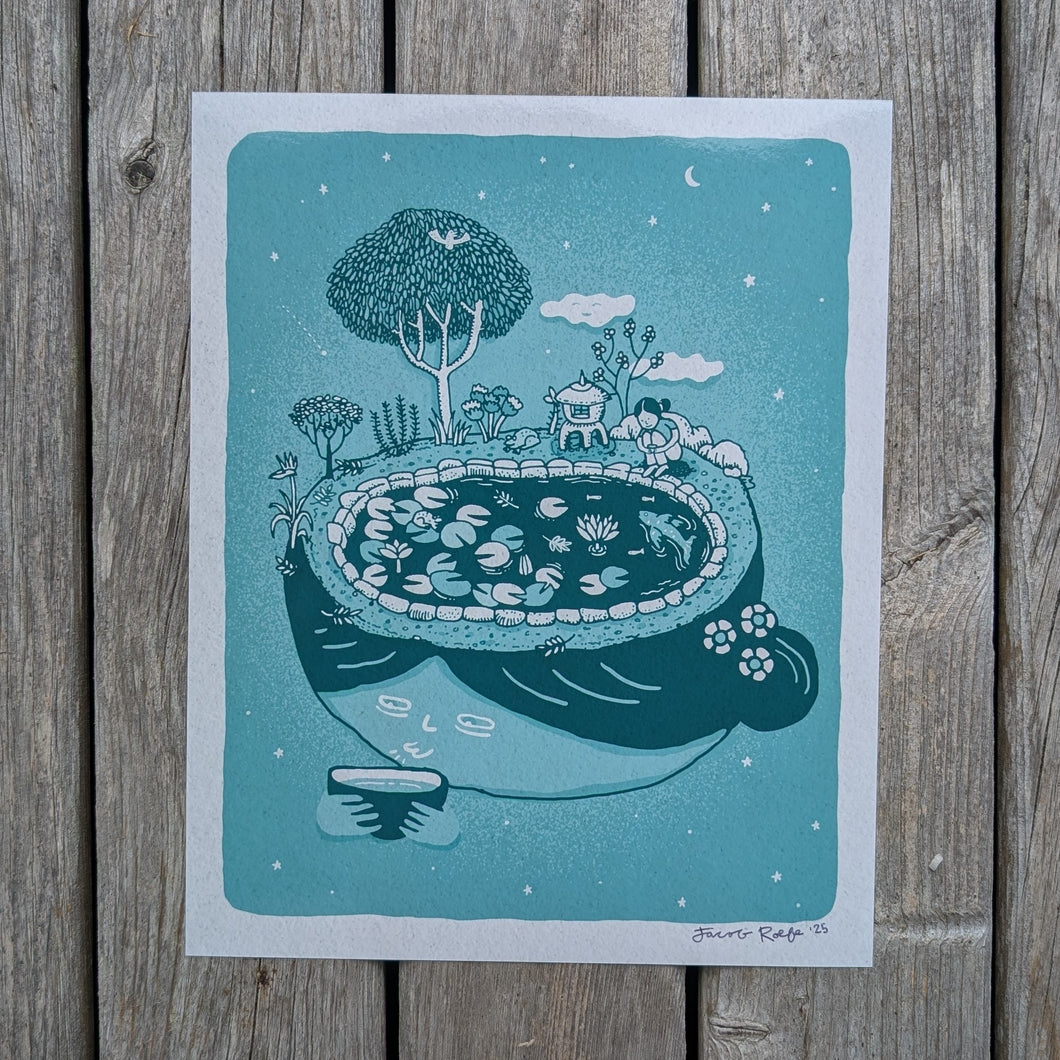 Pond by the Tea 8x10
