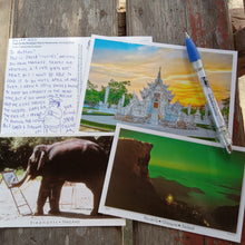Load image into Gallery viewer, Postcard from Far Away - with a drawing!!
