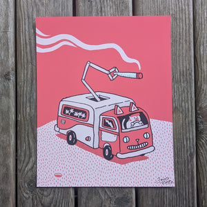 Weed Van 8x10" Reproduction Print