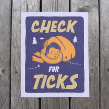 Load image into Gallery viewer, Check for Ticks 8x10" Reproduction
