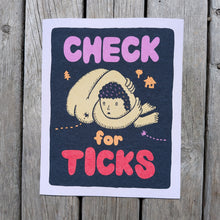 Load image into Gallery viewer, Check for Ticks 8x10" Reproduction

