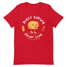 Load image into Gallery viewer, Dirty Burger Print Club T-shirt
