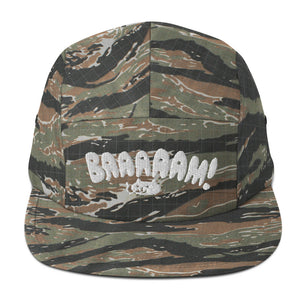 Baaam! Embroidered 5-Panel Cap - White Thread