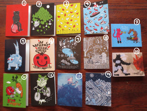 Three Greeting Cards