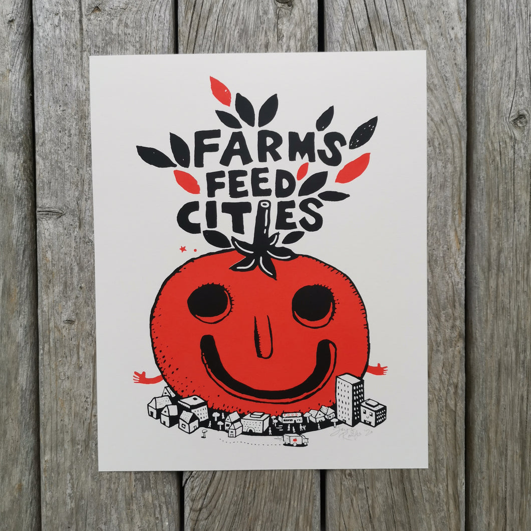 Farms Feed Cities 8x10