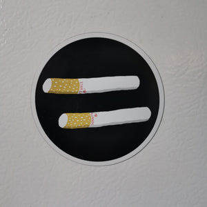 Two Smokes 3" Magnet
