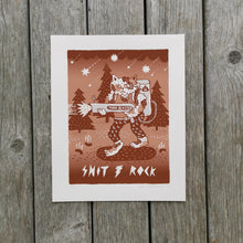 Load image into Gallery viewer, Shit Rock 8x10&quot; Screenprint
