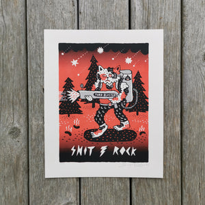 Shit Rock 8x10" Screenprint