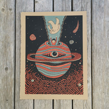 Load image into Gallery viewer, Trip To Saturn 12x16&quot;
