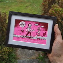 Load image into Gallery viewer, Microdose Day! 4x6&quot; Screenprint
