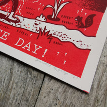 Load image into Gallery viewer, Microdose Day! 4x6&quot; Screenprint
