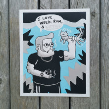 Load image into Gallery viewer, Rickbublian 8x10&quot; Screenprint
