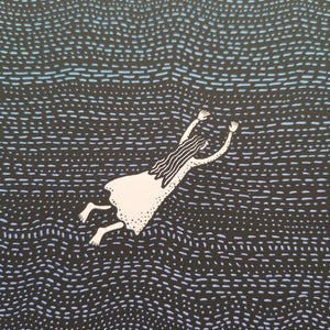 Night Flight 12x16" Screenprint
