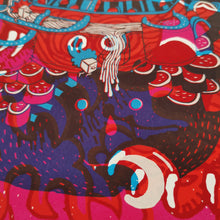 Load image into Gallery viewer, Chemical Structures/Tibetan Tiger overprint 12x17.25&quot;
