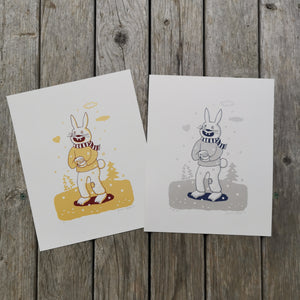 Winter Fun 8x10" Screenprint