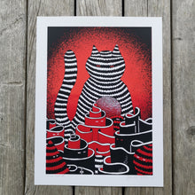Load image into Gallery viewer, Cat Landscape #2 9x12&quot;
