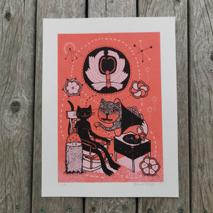 Something I Drank in Peru - 9x12" Screenprint