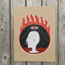 Load image into Gallery viewer, Watching the Mind 9x12&quot; Screenprint
