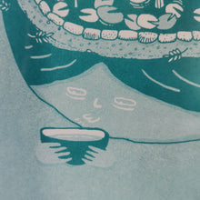 Load image into Gallery viewer, Pond by the Tea - 8.5x11&quot; Risograph
