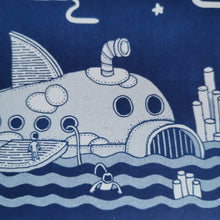 Load image into Gallery viewer, Nova Scotia Fish Submarine - 8.5x11&quot; Risograph
